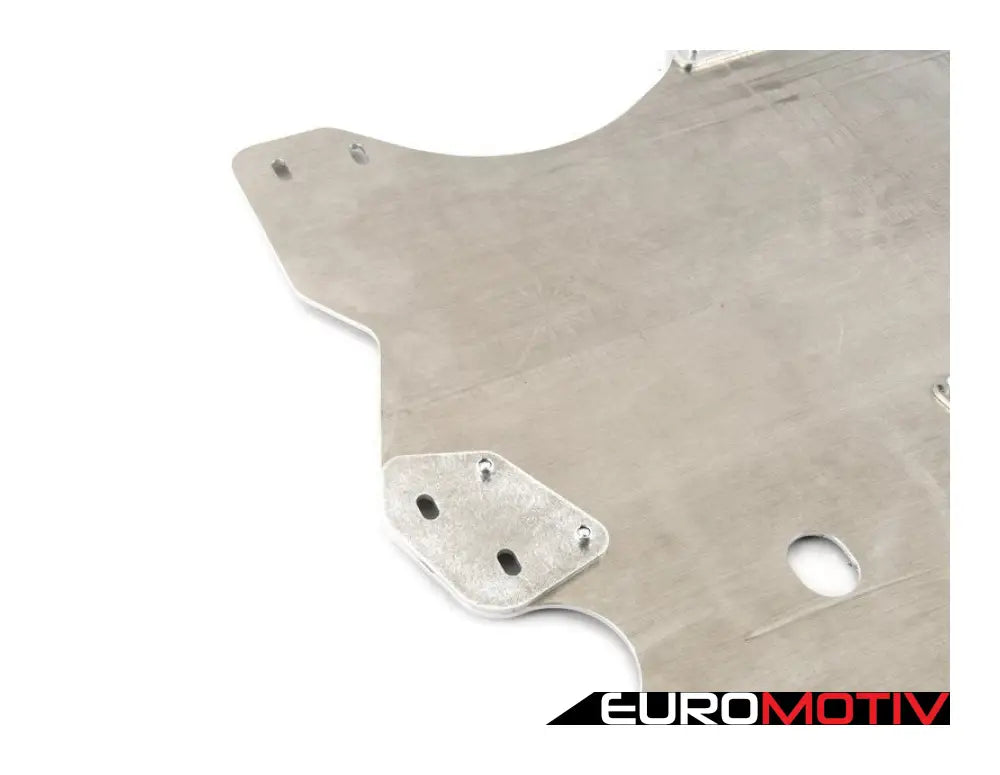 Turner Motorsport Aluminum Skid Plate - Milled Finish F2X/3X 2/3/4 Series