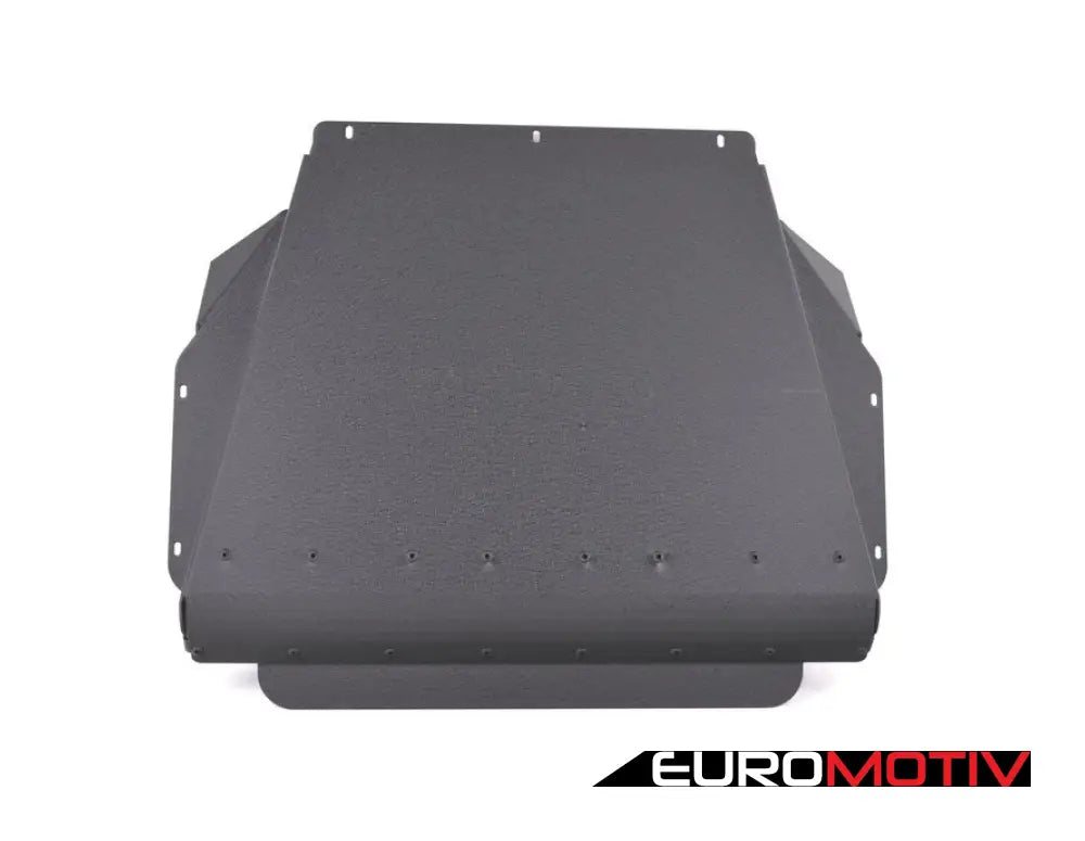 Turner Motorsport Aluminum Skid Plate - Wrinkle Black Powder Coat