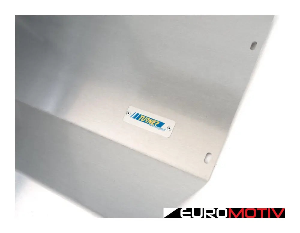 Turner Motorsport Aluminum Street Shield Skid Plate Kit - Milled Finish E46 Non-M Rwd