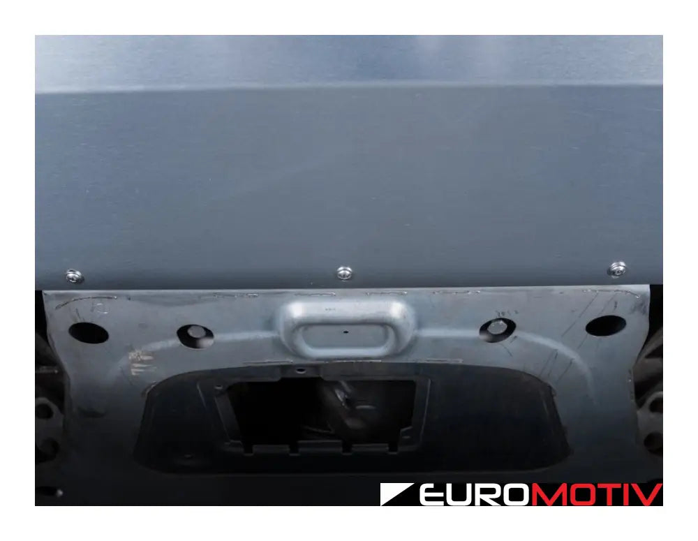 Turner Motorsport Aluminum Street Shield Skid Plate Kit - Milled Finish E46 Non-M Rwd