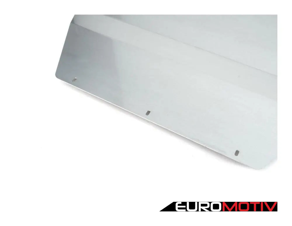 Turner Motorsport Aluminum Street Shield Skid Plate Kit - Milled Finish E46 Non-M Rwd