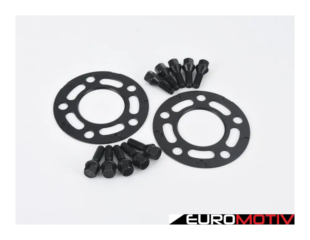 Turner Motorsport Black Wheel Spacer & Bolt Kit - 3Mm