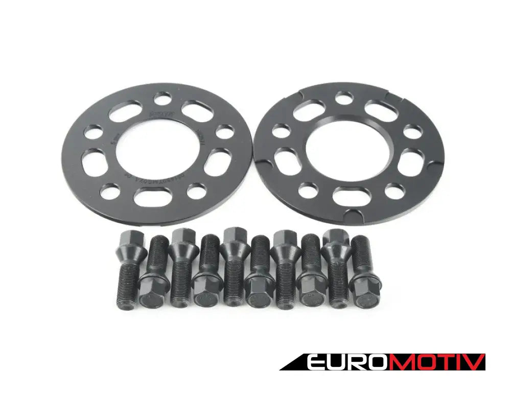 Turner Motorsport Black Wheel Spacer & Bolt Kit - 5Mm