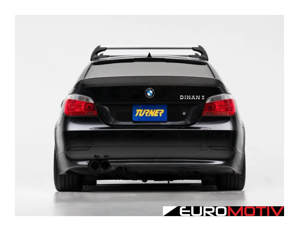 Turner Motorsport Carbon Fiber High Kick Rear Lip Spoiler