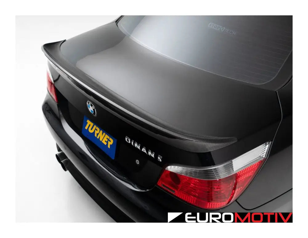 Turner Motorsport Carbon Fiber High Kick Rear Lip Spoiler