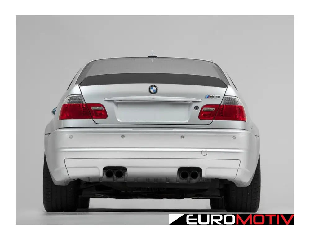 Turner Motorsport Carbon Fiber High Kick Rear Lip Spoiler