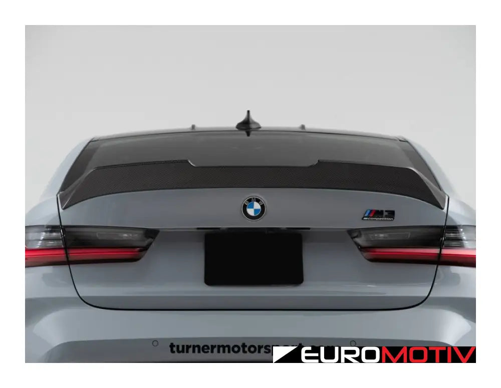 Turner Motorsport Carbon Fiber High Kick Trunk Spoiler - G80 M3