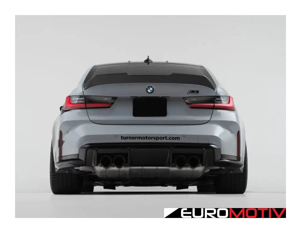 Turner Motorsport Carbon Fiber High Kick Trunk Spoiler - G80 M3