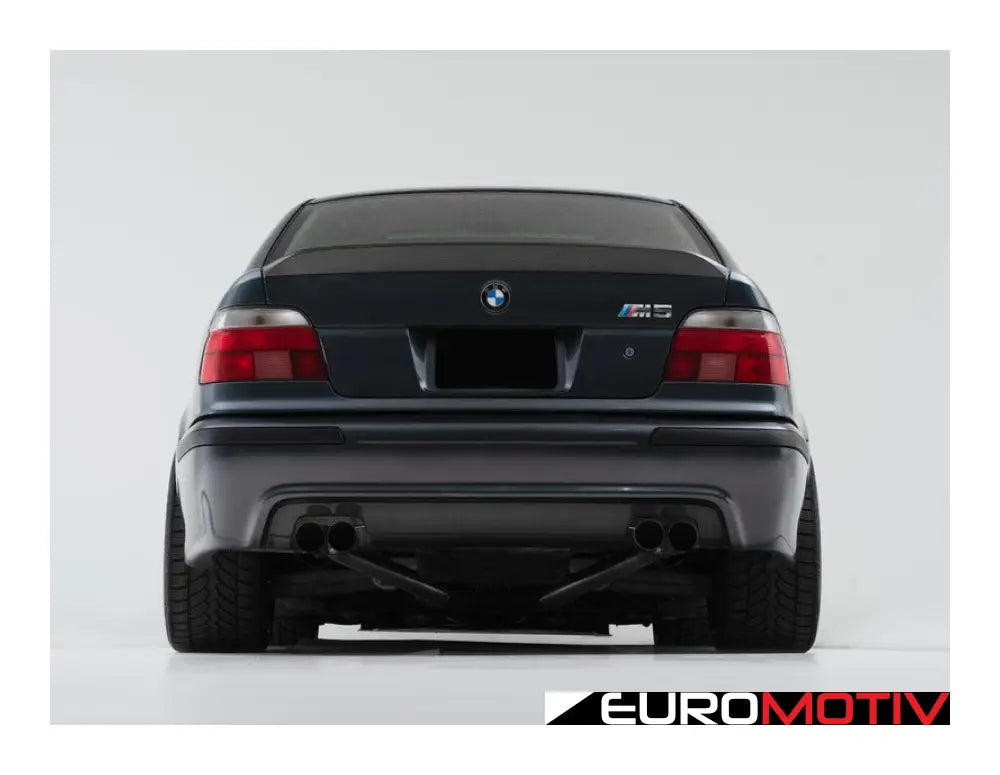 Turner Motorsport Carbon Fiber Low Kick Rear Spoiler - E39 Sedan