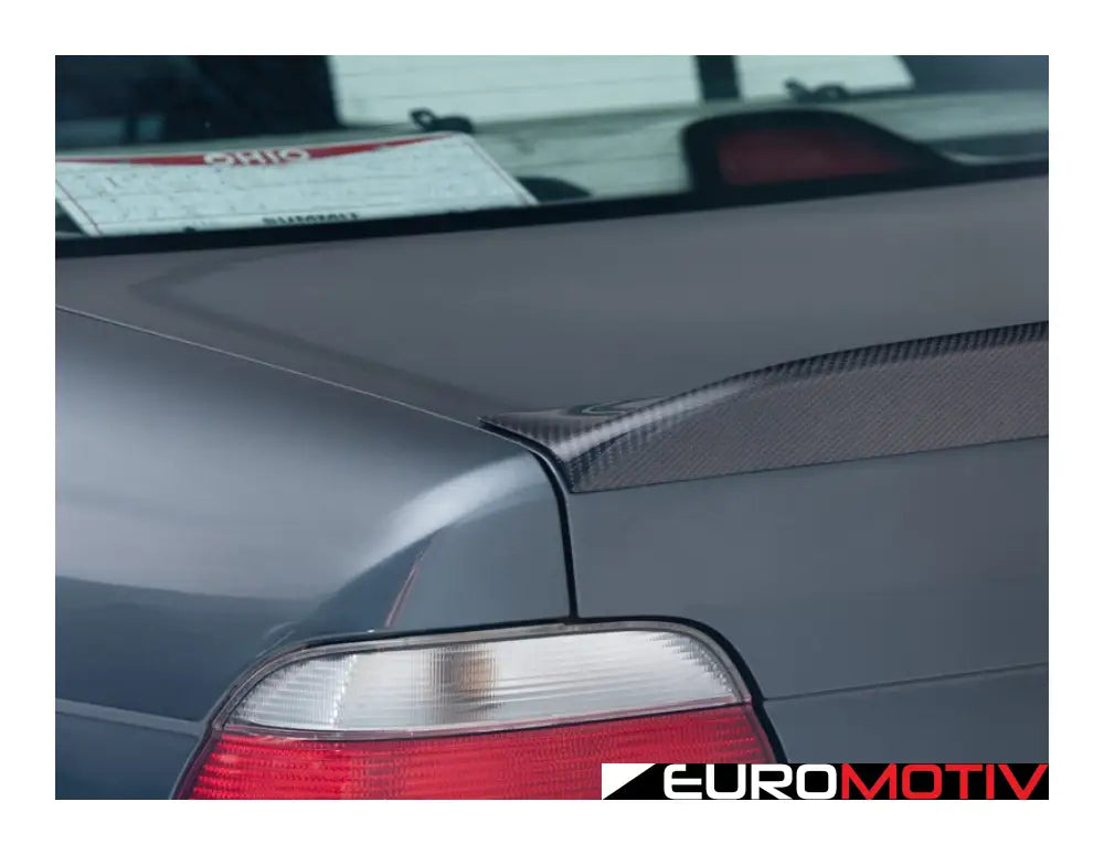 Turner Motorsport Carbon Fiber Low Kick Rear Spoiler - E39 Sedan