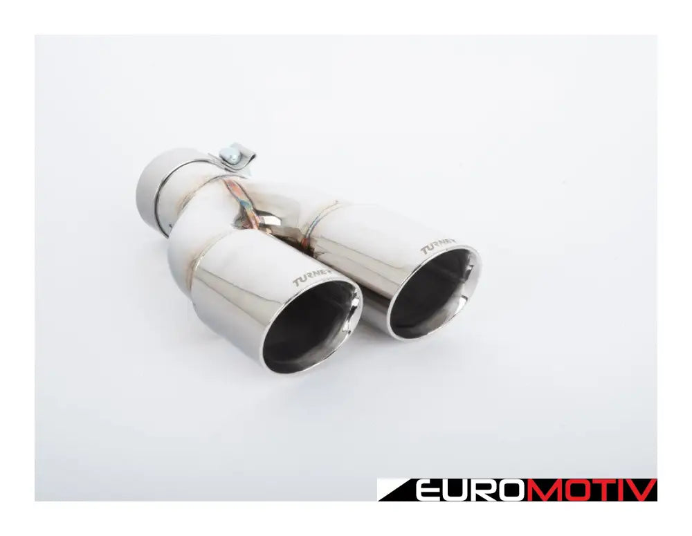 Turner Motorsport Double Wall Slash Cut Exhaust Tip - 2.5 Inlet 3.0 Od Stepped Left Mirror