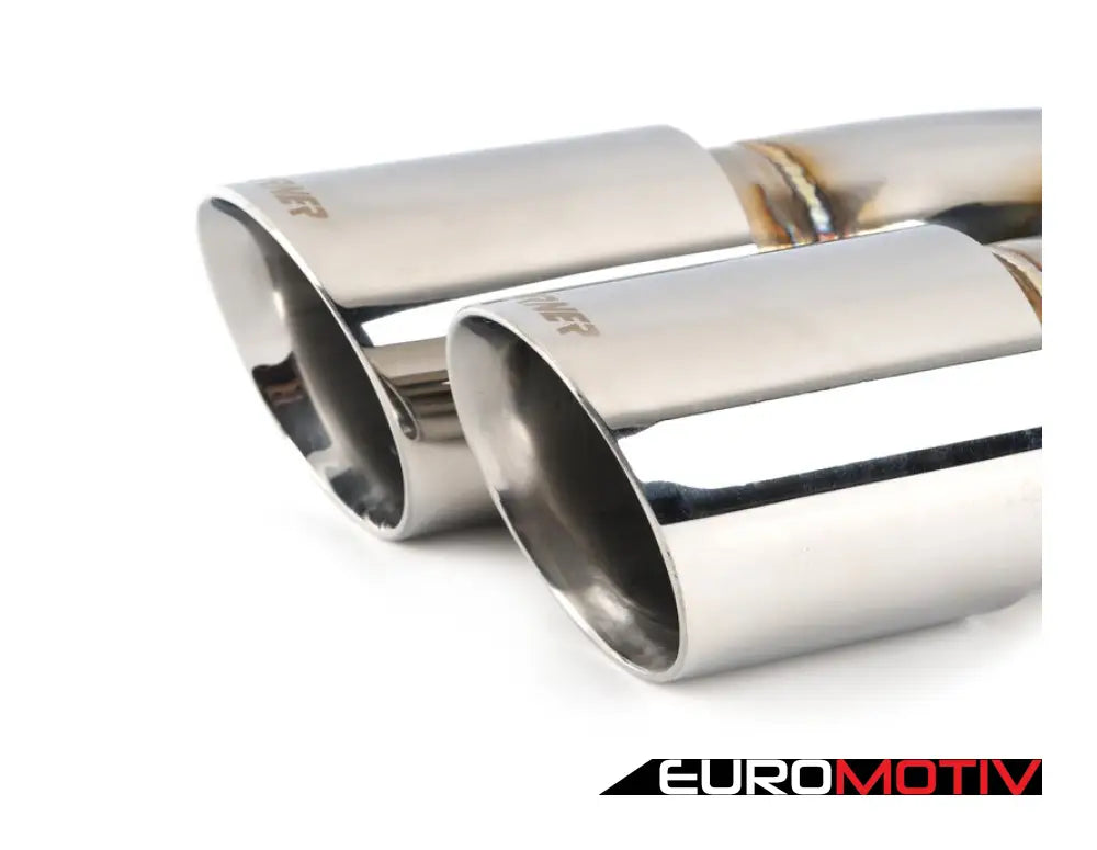 Turner Motorsport Double Wall Slash Cut Exhaust Tip - 2.5 Inlet 3.0 Od Stepped Right Mirror