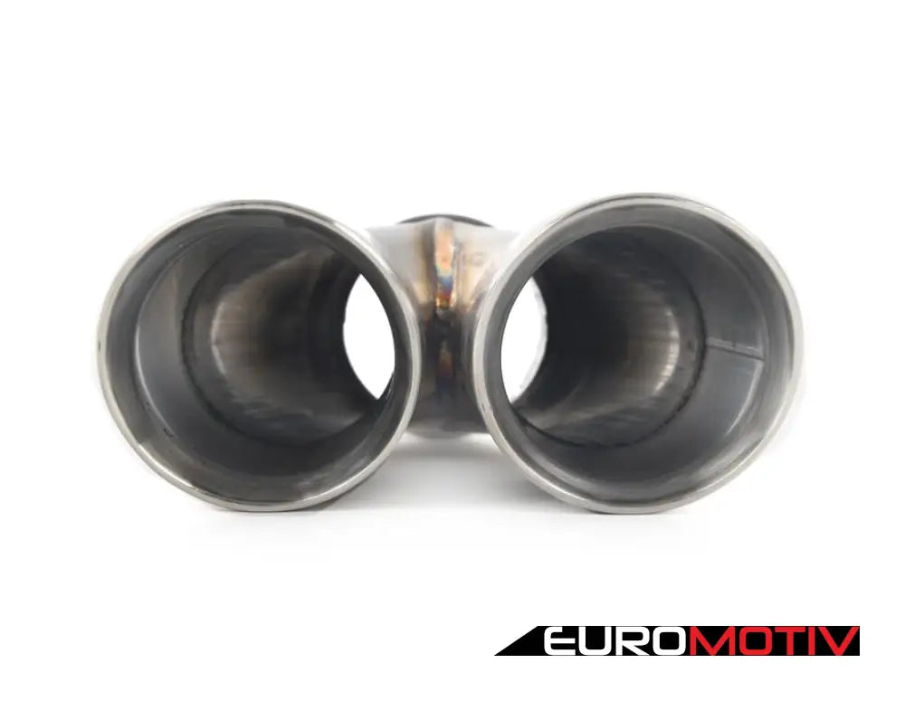 Turner Motorsport Double Wall Slash Cut Exhaust Tip - 2.75 Inlet 3.0 Od Stepped Left Brushed