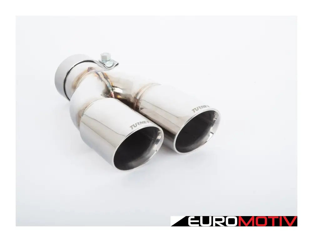 Turner Motorsport Double Wall Slash Cut Exhaust Tip - 2.75 Inlet 3.0 Od Stepped Left Mirror