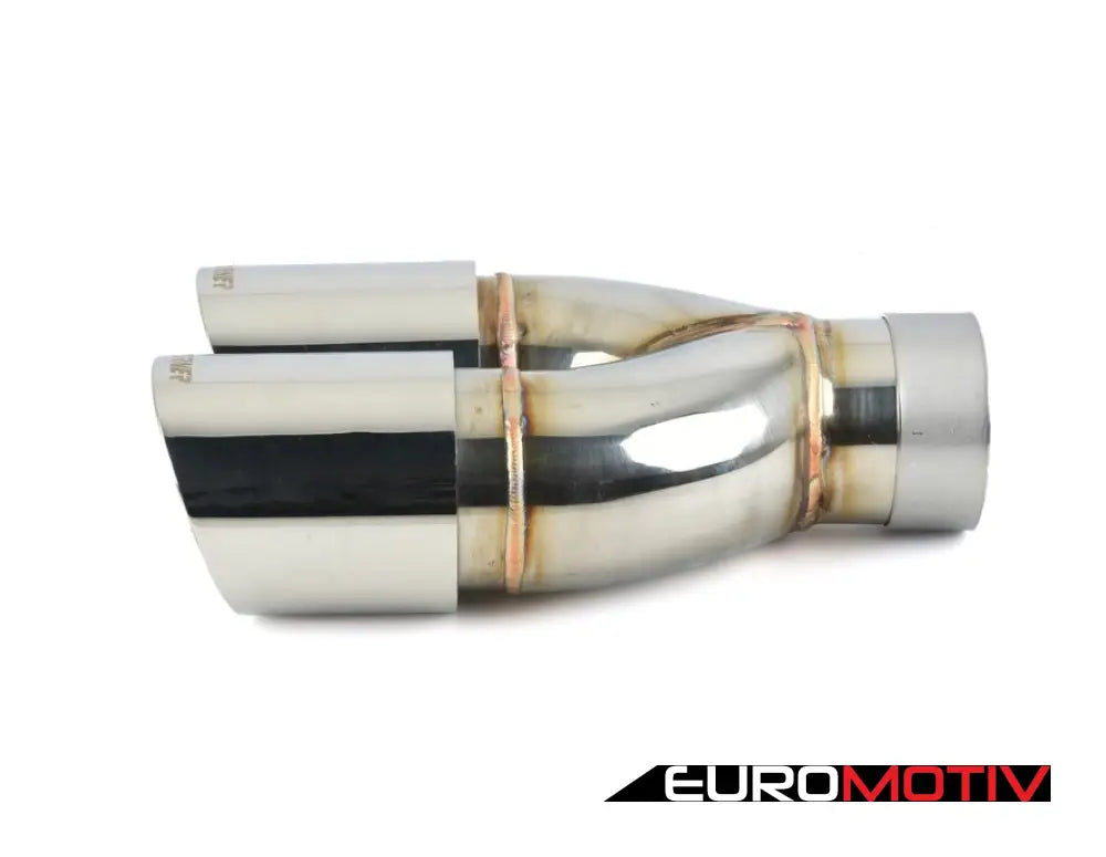 Turner Motorsport Double Wall Slash Cut Exhaust Tip - 2.75 Inlet 3.5 Od Stepped Left Mirror