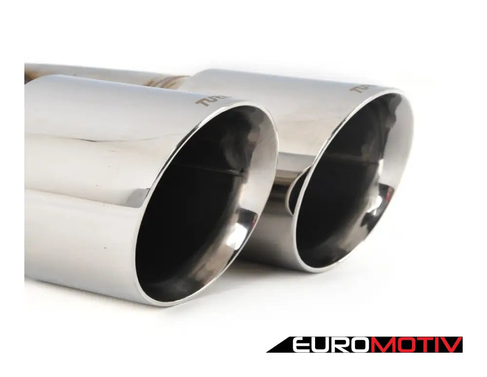 Turner Motorsport Double Wall Slash Cut Exhaust Tip - 3.0 Inlet 3.5 Od Stepped Left Mirror