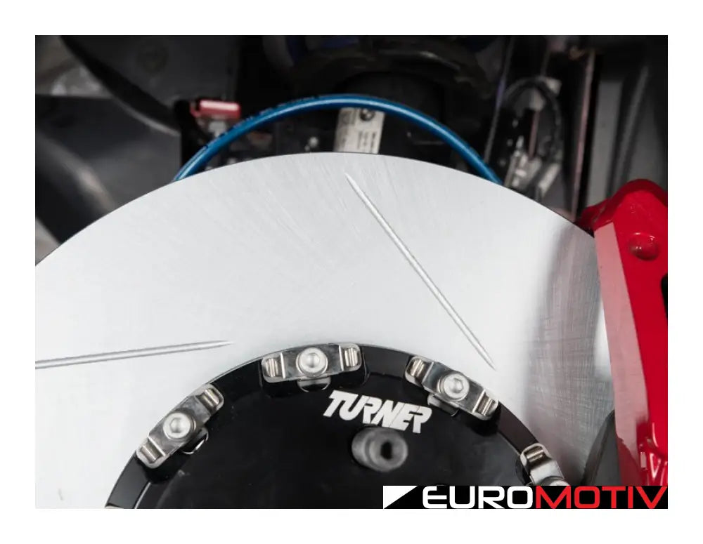 Turner Motorsport Front And Rear Full-Floating Slotted Tracksport Rotors Performance Kit - A90