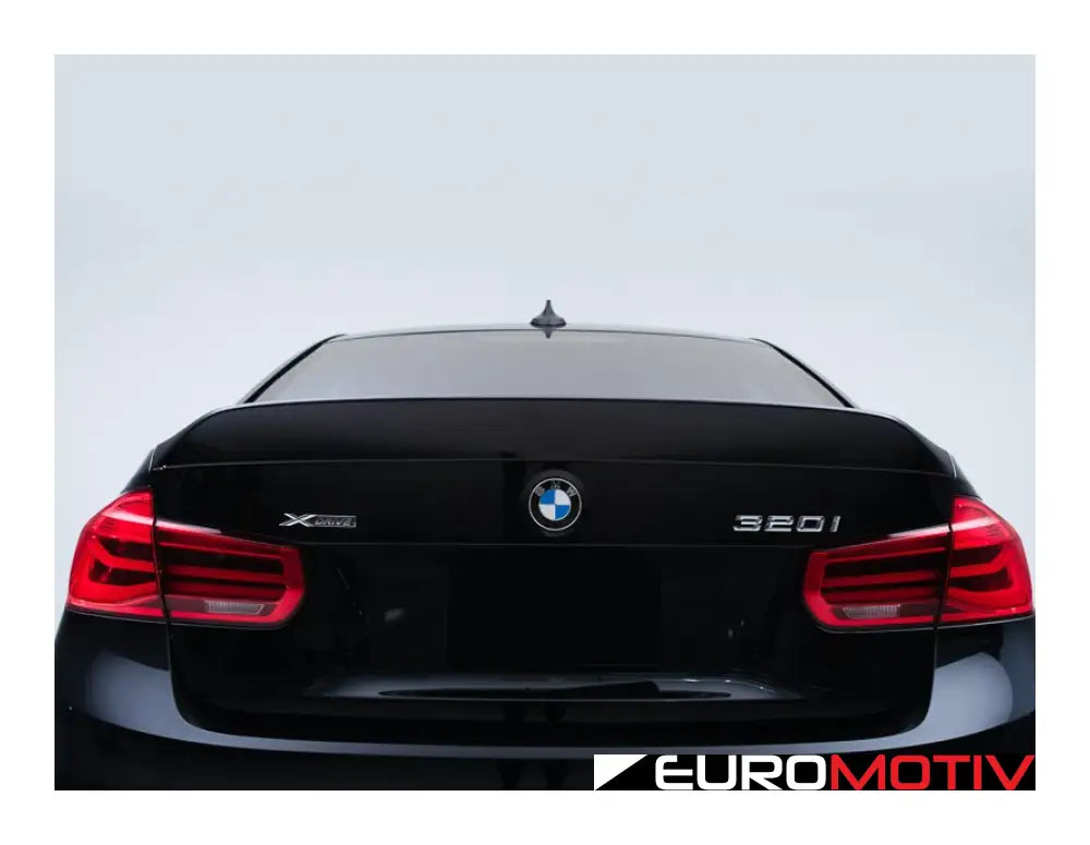 Turner Motorsport High Kick Trunk Spoiler - Gloss Black F30/F80 Sedan