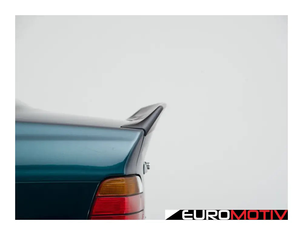 Turner Motorsport High Kick Trunk Spoiler - Matte Black E36