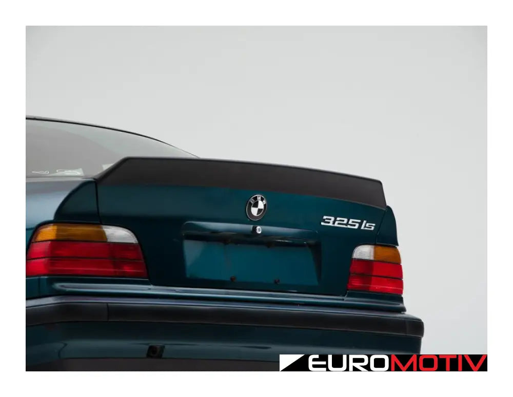 Turner Motorsport High Kick Trunk Spoiler - Matte Black E36