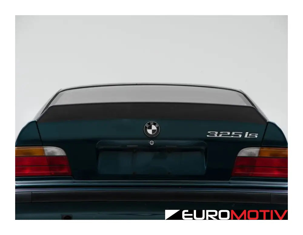 Turner Motorsport High Kick Trunk Spoiler - Matte Black E36