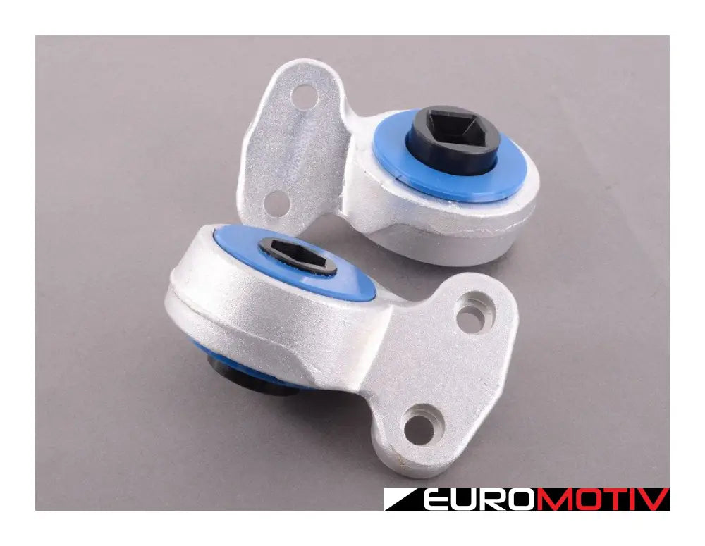 Turner Motorsport Polyurethane Front Control Arm Bushings - 80A Pre-Installed In Brackets