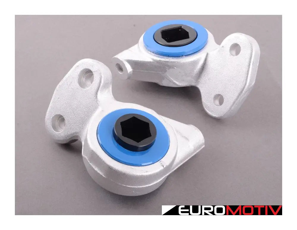 Turner Motorsport Polyurethane Front Control Arm Bushings - 80A Pre-Installed In Brackets