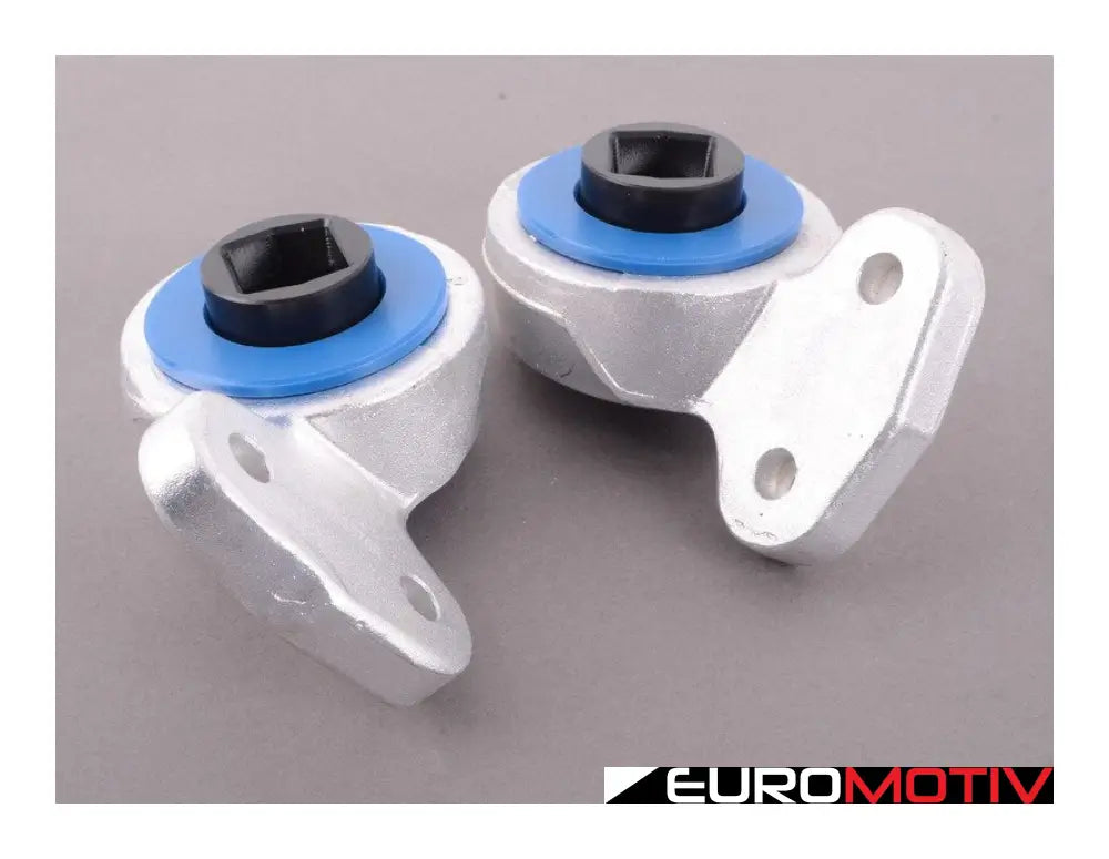 Turner Motorsport Polyurethane Front Control Arm Bushings - 80A Pre-Installed In Brackets