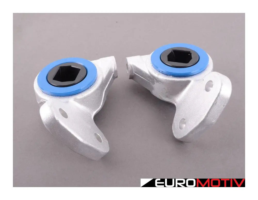 Turner Motorsport Polyurethane Front Control Arm Bushings - 80A Pre-Installed In Brackets