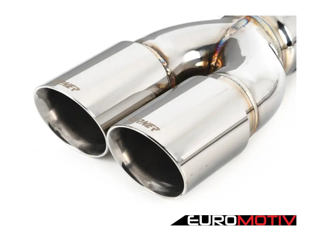 Turner Motorsport Rolled Angle Exhaust Tip - 3.0 Inlet Od Stepped Left Chrome