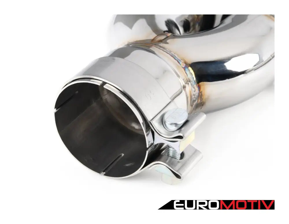 Turner Motorsport Rolled Angle Exhaust Tip - 3.0 Inlet Od Stepped Left Chrome