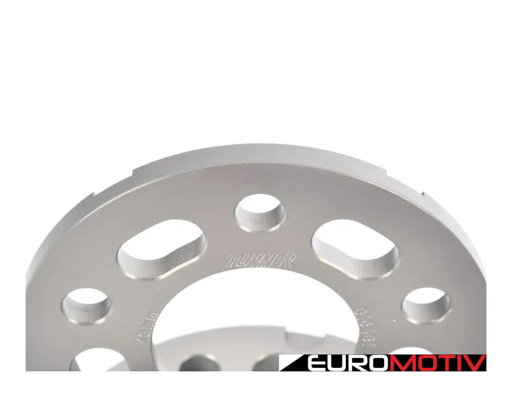 Turner Motorsport Silver Wheel Spacer & Bolt Kit - 10Mm