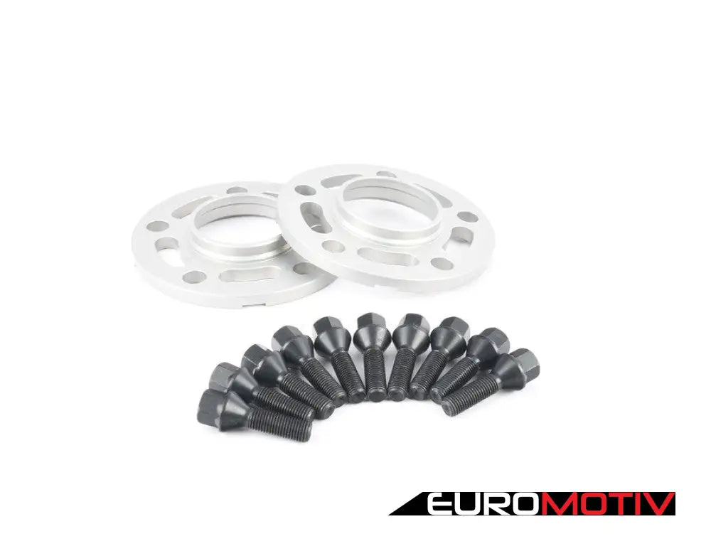 Turner Motorsport Silver Wheel Spacer & Bolt Kit - 10Mm