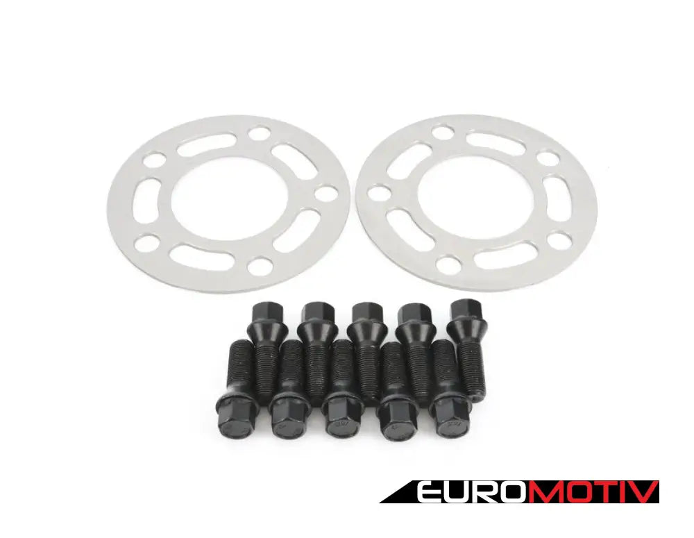 Turner Motorsport Silver Wheel Spacer & Bolt Kit - 3Mm