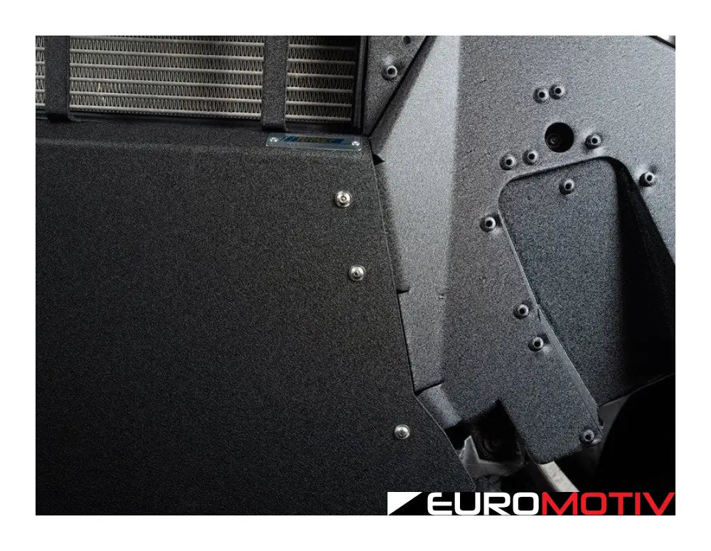 Turner Motorsport Skid Plate - Wrinkle Black Powder Coated Finish F10 M5/F12 M6