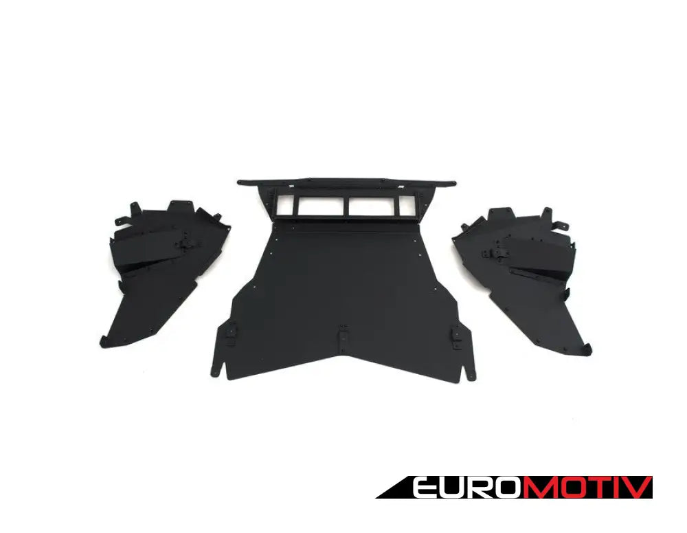 Turner Motorsport Skid Plate - Wrinkle Black Powder Coated Finish F10 M5/F12 M6