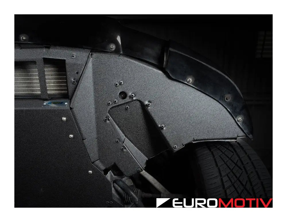 Turner Motorsport Skid Plate - Wrinkle Black Powder Coated Finish F10 M5/F12 M6