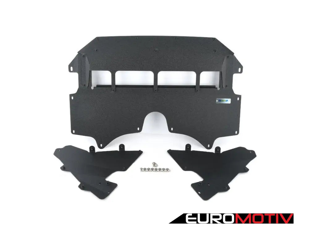 Turner Motorsport Skid Plate - Wrinkle Black Powder Coated Finish G80/G82/G87 M2/M3/M4