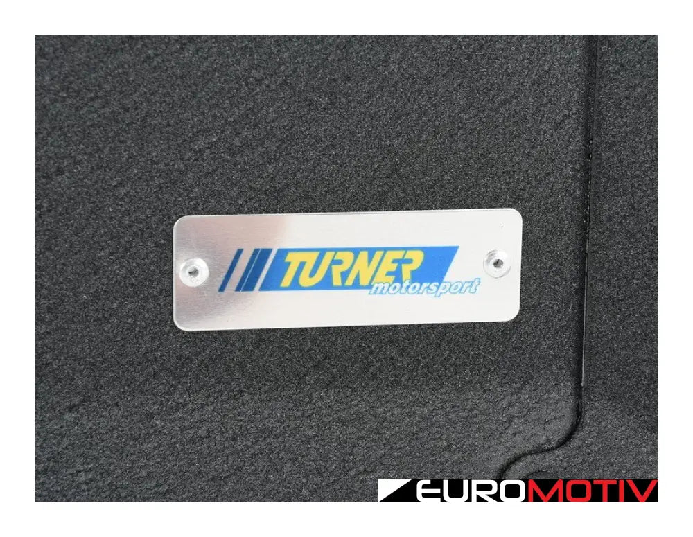 Turner Motorsport Skid Plate - Wrinkle Black Powdercoated Finish