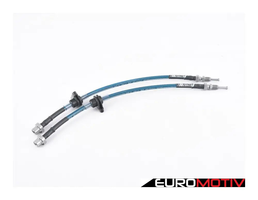 Turner Motorsport Stainless Steel Brake Lines - Front