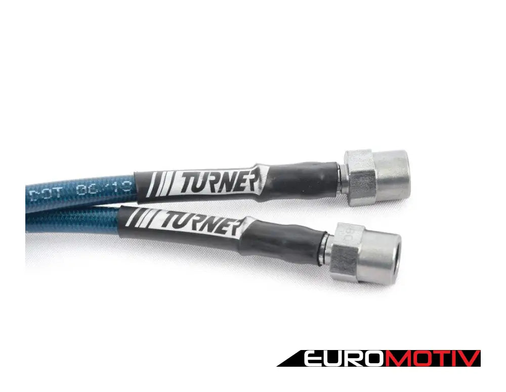 Turner Motorsport Stainless Steel Brake Lines - Rear