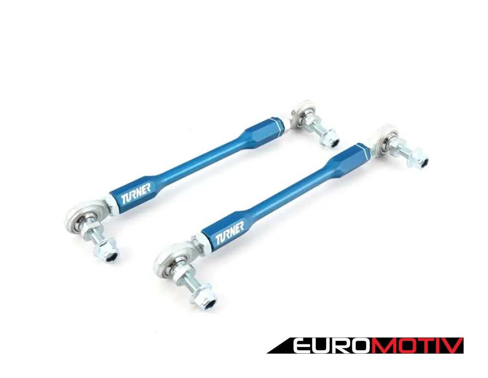 Turner Performance Adjustable Front End Links - Pair