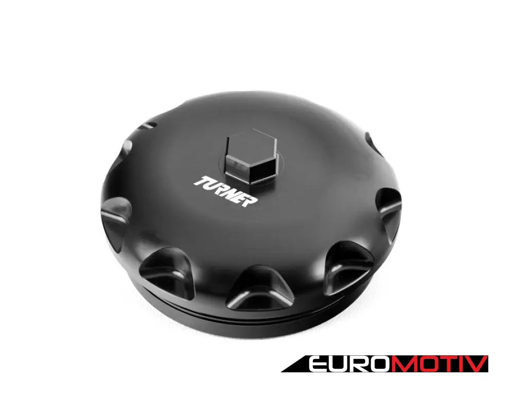 Turner Triple Baffled Power Steering Reservoir - Angled Mount