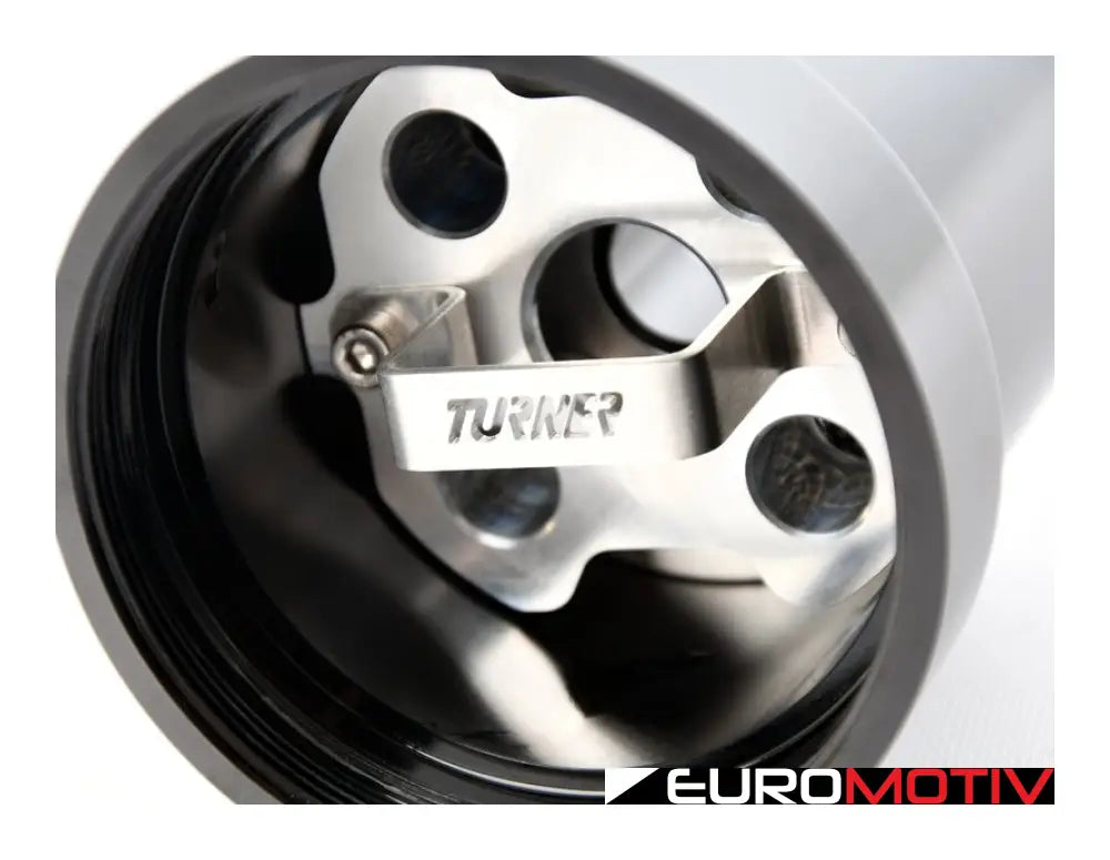 Turner Triple Baffled Power Steering Reservoir - Angled Mount