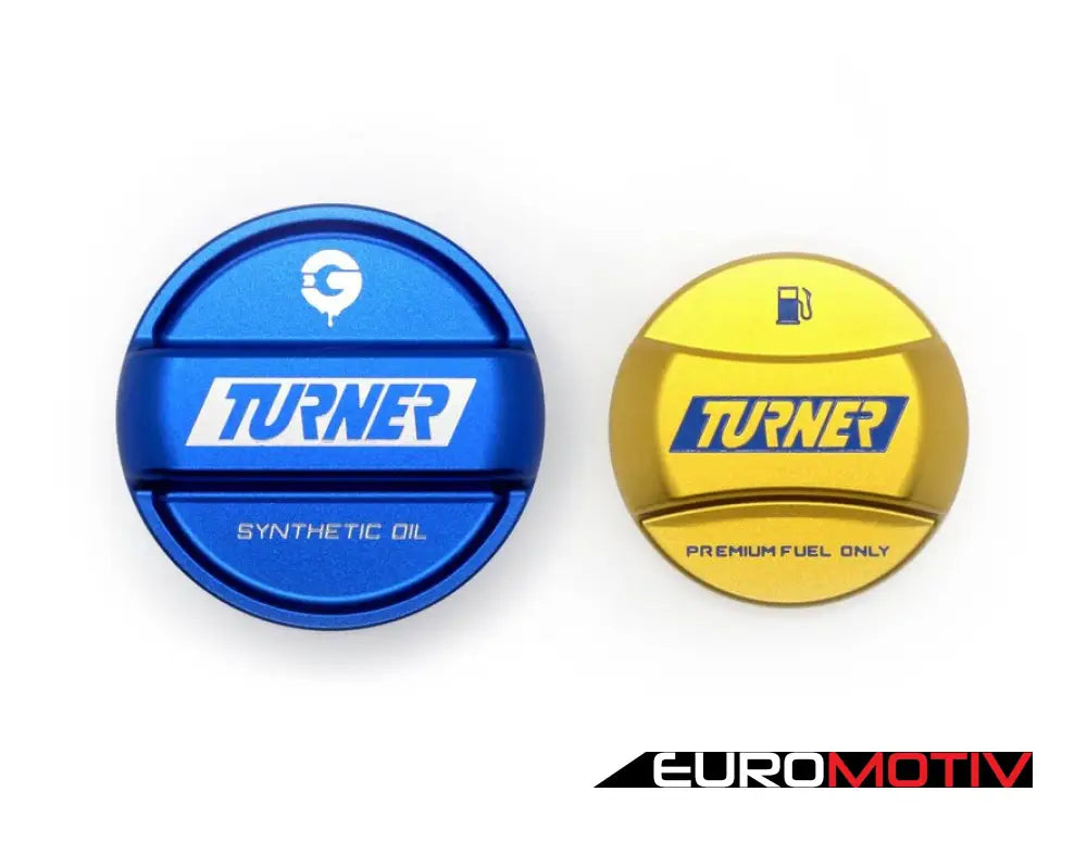 Turner X Goldenwrench Motorsport Edition Cap Set - Blue & Gold F Chassis