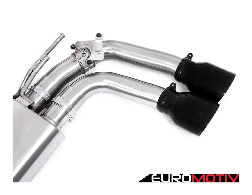 Unitronic 8V/8V.2 S3 Turbo-Back Exhaust System - Black Tips