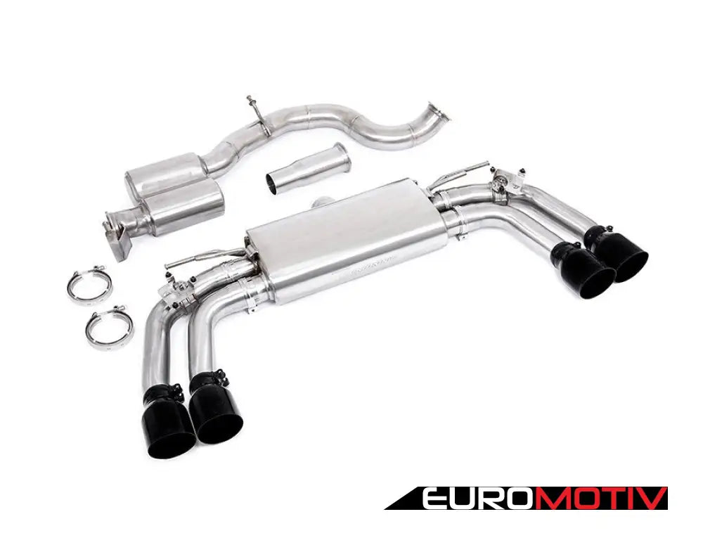 Unitronic Cat-Back Exhaust System - Round Black Tips