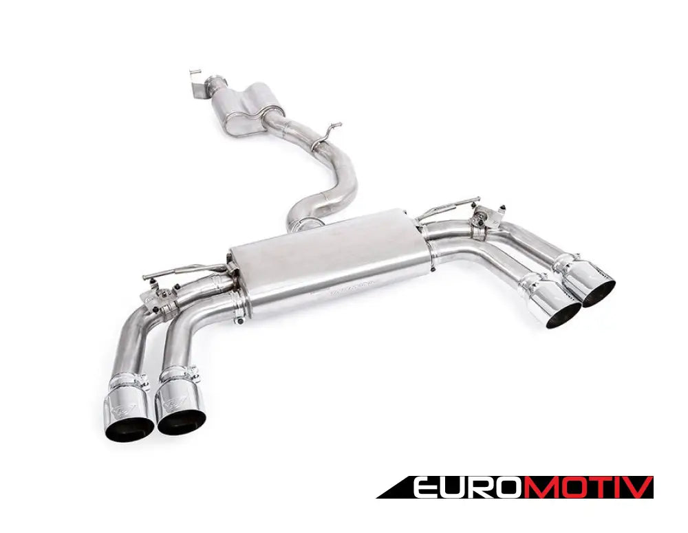 Unitronic Cat-Back Exhaust System - Round Chrome Tips