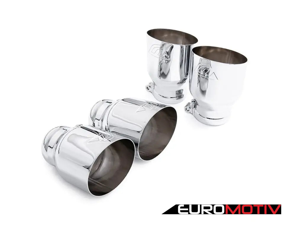 Unitronic Cat-Back Exhaust System - Round Chrome Tips