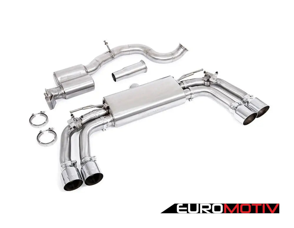 Unitronic Cat-Back Exhaust System - Round Chrome Tips